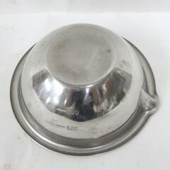 ステンレス ボウル メモリありの画像