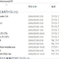 [モリサワ]基本7書体パックOpenType Windows版★引き取り送料0円★外箱保管傷ありの画像