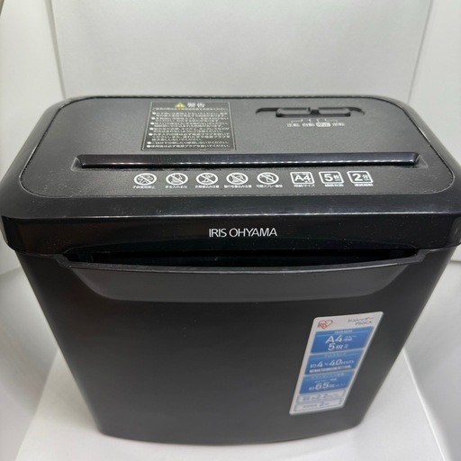 中古品　IRIS OHYSMA 電動シュレッダー P5GCX
