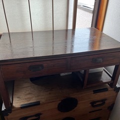 文机 レトロ 昭和 デスク 古家具