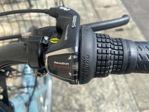 新品★未使用　シティサイクル 26インチ　シマノ製6段変速　マットグレイ