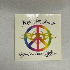 【新品⚜️】大黒摩季 チャリティー募金 非売品ミニステッカー シ...