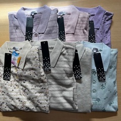 新品 B格品 婦人 シニア ポロシャツ 7点セット フリーサイズ