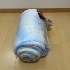 【お話中】新品　フワフワわた入り毛布　シングルサイズの画像