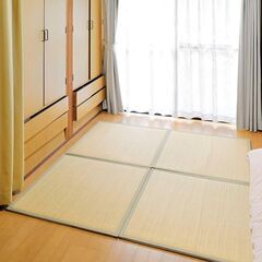 【現地手渡し引き取り限定】12月22日にて！　インテリア用の中古の畳を4枚　洋間の床に畳　アイデア次第でマンションの方などどうぞ！の画像
