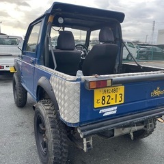 JA11ジムニーバンカットリフトアップサイド出しマフラーの画像