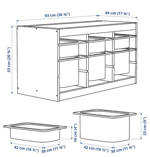 IKEA 収納棚 
TROFAST トロファスト