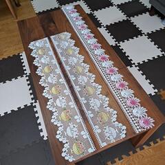 花柄レースリボン…1　フルーツ柄レースリボン…2