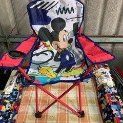 ディズニーキャラクターキャンピングチェア子供用　2脚セットの画像