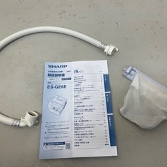 SHARP　全自動電気洗濯機　ES-GE6E-T　2021年製の画像