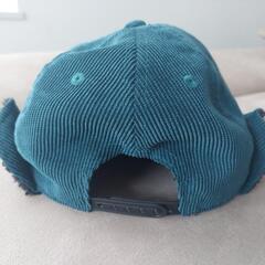 51～53㎝☆キャップ☆コーデュロイ☆ブルー系の画像