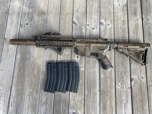 [引き取りに来られる方限定]　東京マルイ 次世代電動ガン MK18 mod1 初速90〜92m/s(0.2g)　総額12万円ほど　電子トリガーサマコバモーター搭載