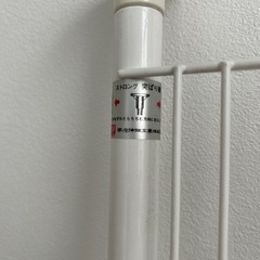 突っ張り棚 強力 メッシュ ホワイトの画像