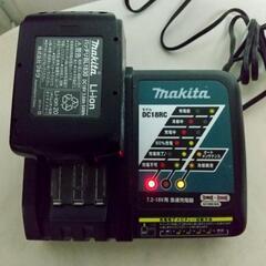 【交渉中】makitaバッテリー＆急速充電器セットの画像