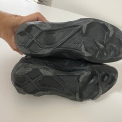 asics 野球 ポイント スパイク 24cm ブラック 黒 アシックスの画像
