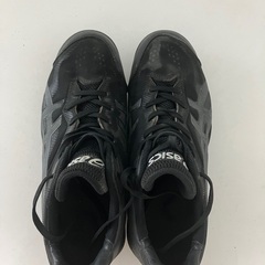 asics 野球 ポイント スパイク 24cm ブラック 黒 アシックスの画像