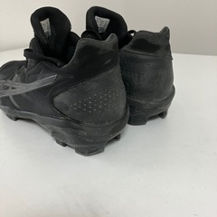 asics 野球 ポイント スパイク 24cm ブラック 黒 アシックスの画像