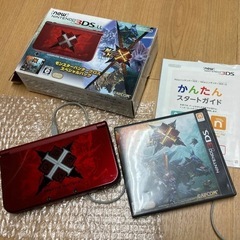 他フリマサイトにて購入されました！ありがとうございます「極上品」【Newニンテンドー3DS LL】モンスターハンタークロス スペシャルパック 本体・ソフト・保護フィルム・充電器