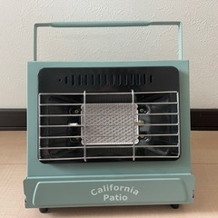 可愛いカセットヒーター　　秋キャンプに　ミニストーブ
