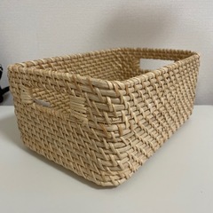 新品 ラタンバスケット