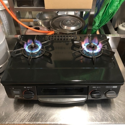 2020年 リンナイ ガステーブル LPガス用 右強火 KSR562BKR