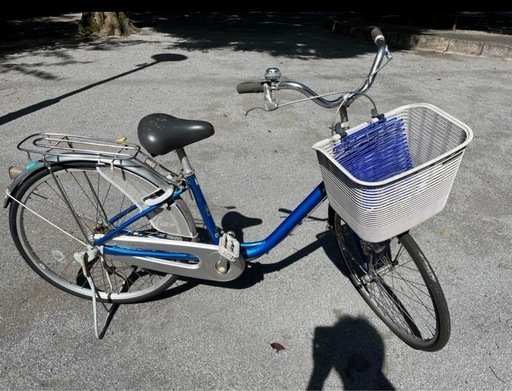 中古美品ブリヂストン軽量アルミ自転車⭐︎26インチ⭐︎ブルー　世田谷区、目黒区