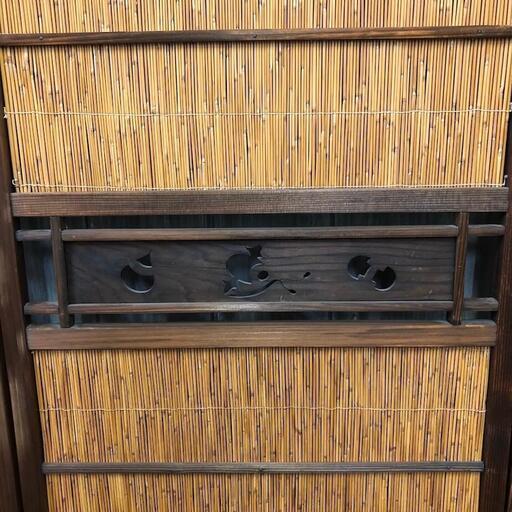 昭和レトロ　衝立　パーテーション　間仕切り　グリーン　＃723 昭和レトロ 衝立 パーテーション 間仕切り グリーン ＃723 インテリア小物