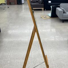 ★ジモティ割あり★  姿見 ナチュラル H145×D50×W23 クリーニング済み TJ8887の画像