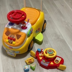 アンパンマン　よくばりビジーカー　DX   ※押し棒ガード欠品