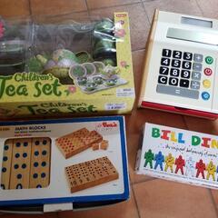 知育玩具セット　おままごと　パズル　計算　サイコロ　レジスター　...
