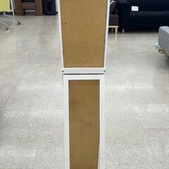 ★ジモティ割あり★  姿見 白 H145.5×D50.5×W22 クリーニング済み TJ8889の画像