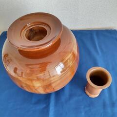 銘木花瓶【未使用品】の画像