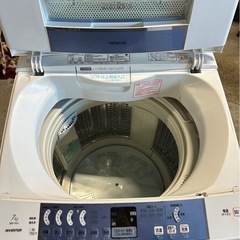 J0104  0円  持ち帰り（引き取り）限定品　 日立 洗濯機 2009年 7kgの画像