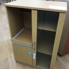 ★ジモティ割あり★  レンジ台  H90×W60×D40 クリー...