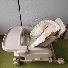 ★ベビーチェアゆらゆら機能【高級品】食事テーブル着脱式の画像