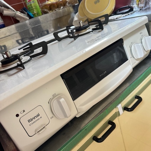 【ガスコンロ】リンナイ　Rinnai  都市ガス　HOWARO ホワロ 56cm 2口　2023年製