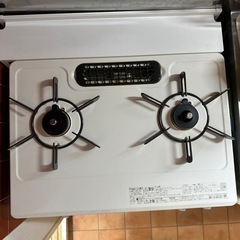 【ガスコンロ】リンナイ　Rinnai  都市ガス　HOWARO ホワロ 56cm 2口　2023年製の画像