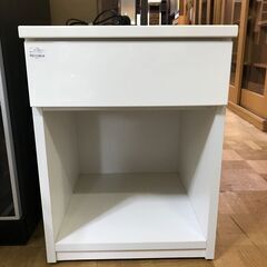 【FU1019】 ★ナイトテーブル  ホワイト 寝具 家具 クリ...