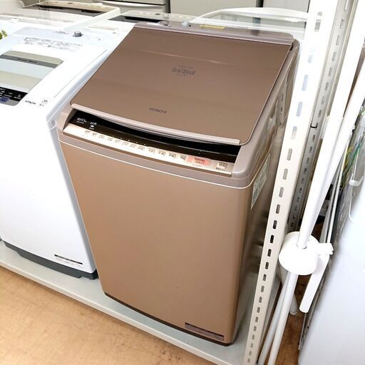 10/12日立/HITACHI 洗濯機 BW-DV100C 2018年製 10kg ビートウォッシュ