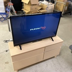 【東区】FUNAI/フナイ 2023年製 液晶カラーテレビ FL-32HF140 32インチ ヤマダ電機 テレビ台付き