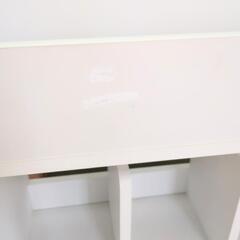 キッズ　絵本入れ　書棚　ホワイトの画像