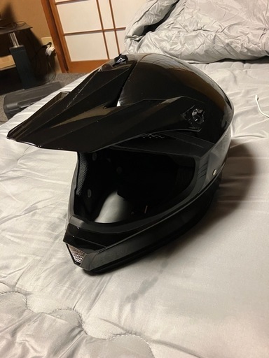 ヘルメット　バイク‼️オールブラック❣️