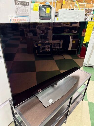 液晶TV　SHARP　4T-C43CN1　2020年製　テレビ　シャープ　貝塚　二色浜　クリーニング済み　娯楽　DVD　ブルーレイ　ライブ　映像　バラエティ