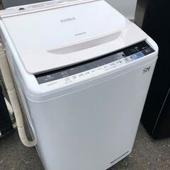 配送設置✨🌈　日立 7．0kg全自動洗濯機 エディオンオリジナル ビートウォッシュ ホワイト BW-V70AE4 Wの画像