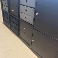 IKEA棚　黒色　縦横自由の画像