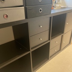 IKEA棚　黒色　縦横自由の画像