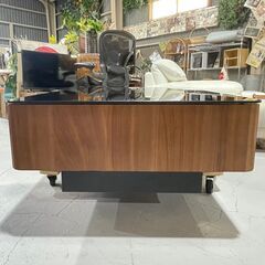 ★Meuble★モーブル 大塚家具取扱 センターテーブル W120cm リビング ローテーブル ガラス天板 ウォルナット
