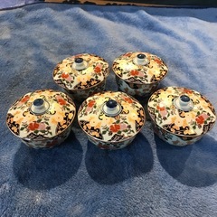 【引き取り限定】中古品　湯呑み　有田焼　清秀　5個セット