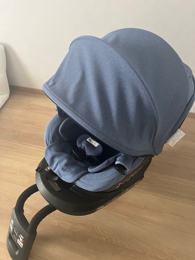 チャイルドシート エールべべ プレミアム クルット4i ナチュラルブルー