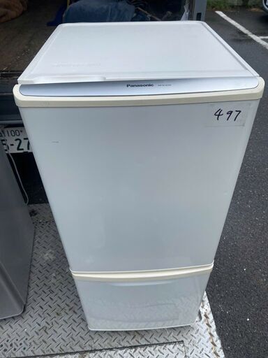 NO 497 配送設置無料✨ パナソニック ２ドア冷凍冷蔵庫 NR-B142W-W